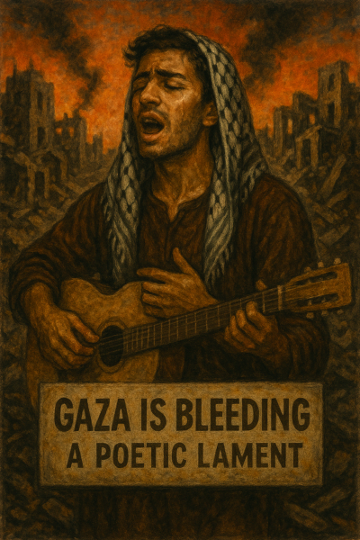 Songs of Suffering Gaza Is Bleeding, A Poetic Lament