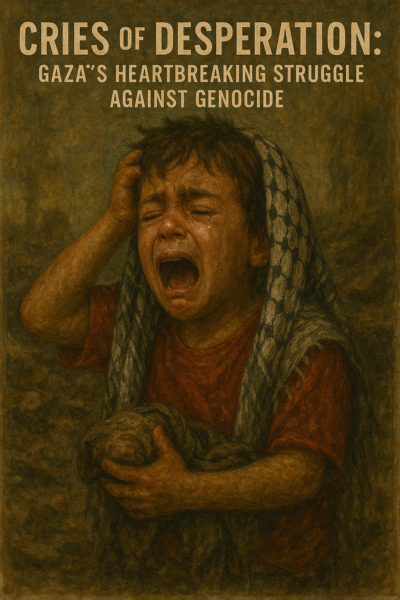 Cries of Desperation Gaza's Heartbreaking Struggle Against Genocide