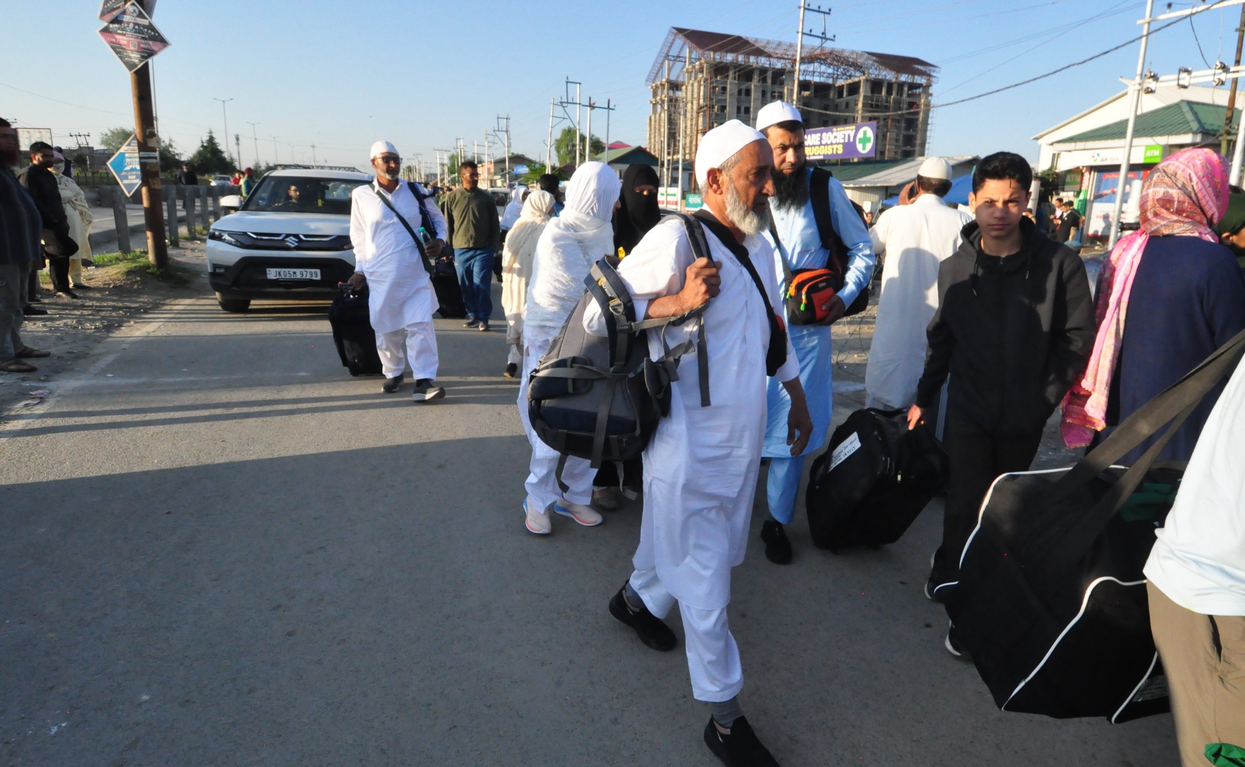 Tears, Prayers, and Hope: Second Batch of Hajj Pilgrims Departs from Srinagar