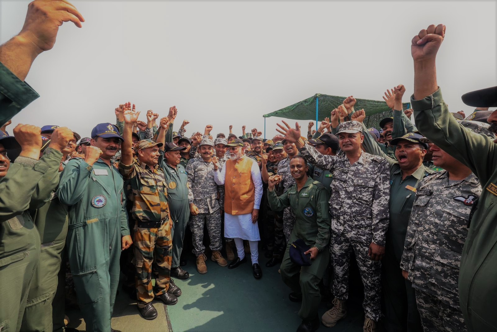 In the Heart of Courage: PM Modi Stands with Air Warriors at Punjab’s Adampur Air Base