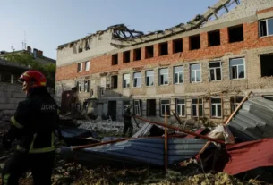 Mothers Under Fire: Kharkiv Maternity Hospital Rocked by Russian Drone Strike