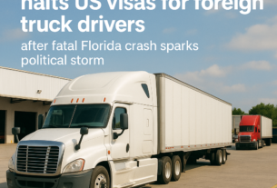 Trump Administration Halts US Visas for Foreign Truck Drivers Following Fatal Crash A Human-Centered Look at the Controversy