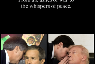 “History in the Making” From the ashes of war to the whispers of peace.