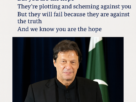 You Are the Hope — A Poem for Imran Khan