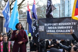 Spy Fears and Secret Rooms: London Protesters Warn Beijing’s Mega Embassy Could Become an Espionage Hub