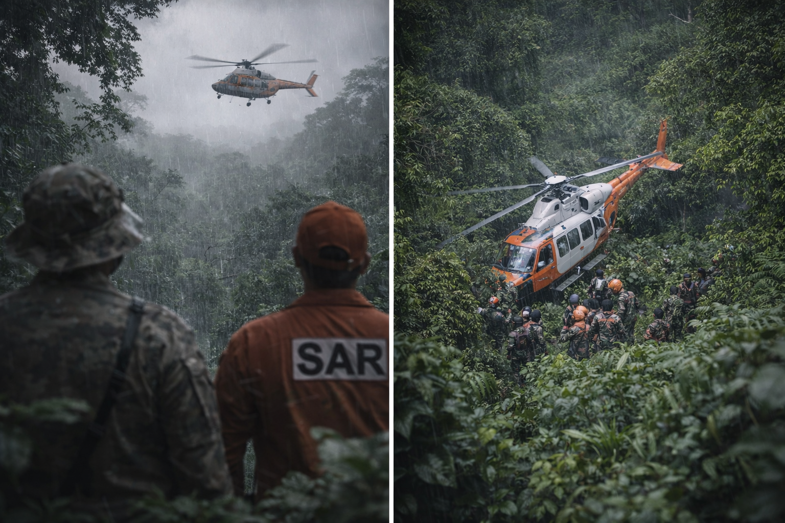 Mystery in the Skies Urgent Search Intensifies for Missing Helicopter with Eight On Board in West Kalimantan