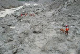 New landslide forms lake near Tibet border, forcing rescue teams to move to safety